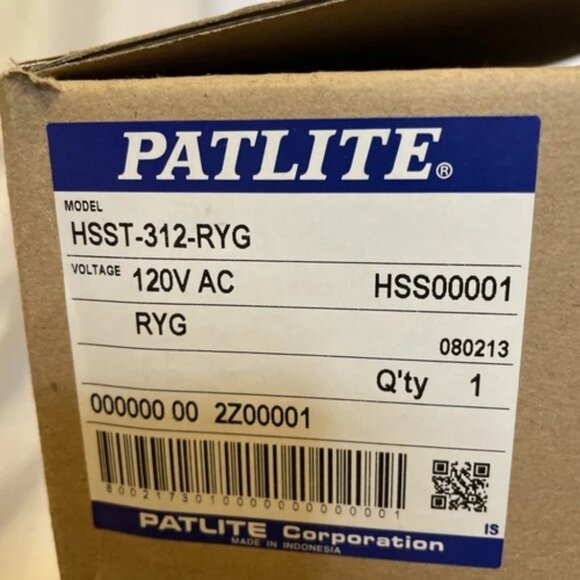 PARTS Patlite HSST-312-RYG Signal Light Assembly Kit 120V MISSING MOUNTING PARTS - Picture 8 of 9